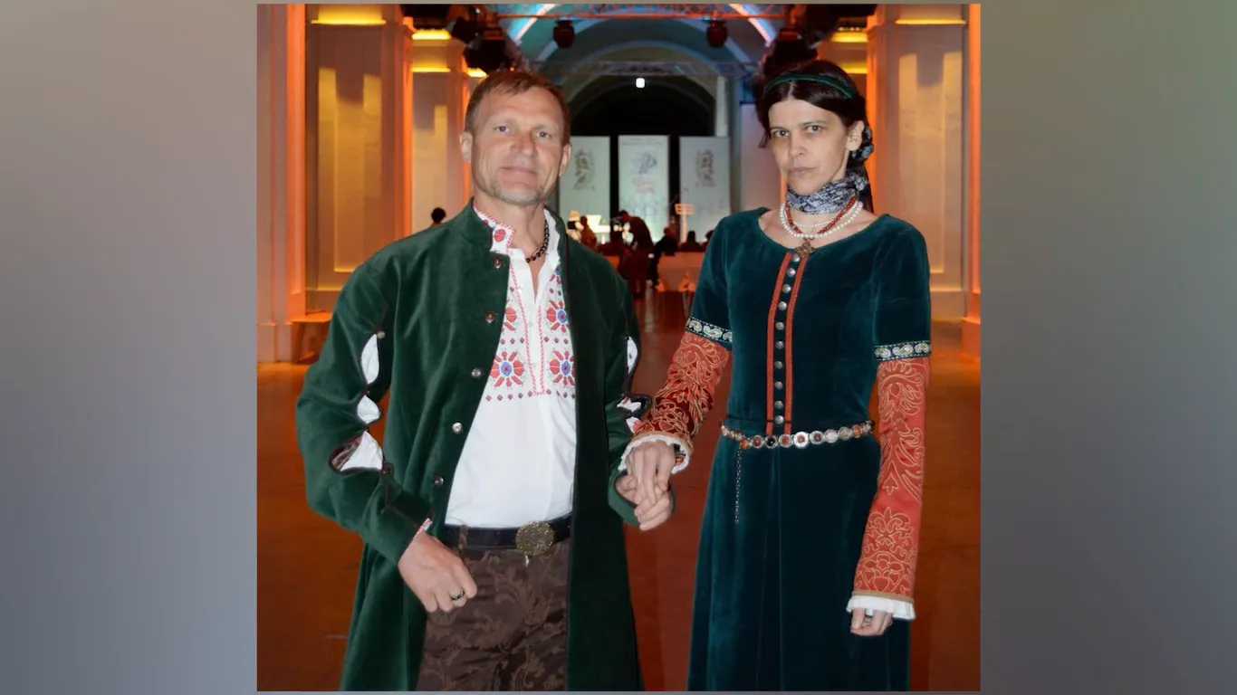 Олег Скрипка з дружиною Наталією