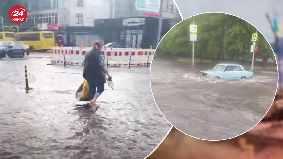 The Dnieper flooded throughout a rainstorm on Could 18, 2024 – video