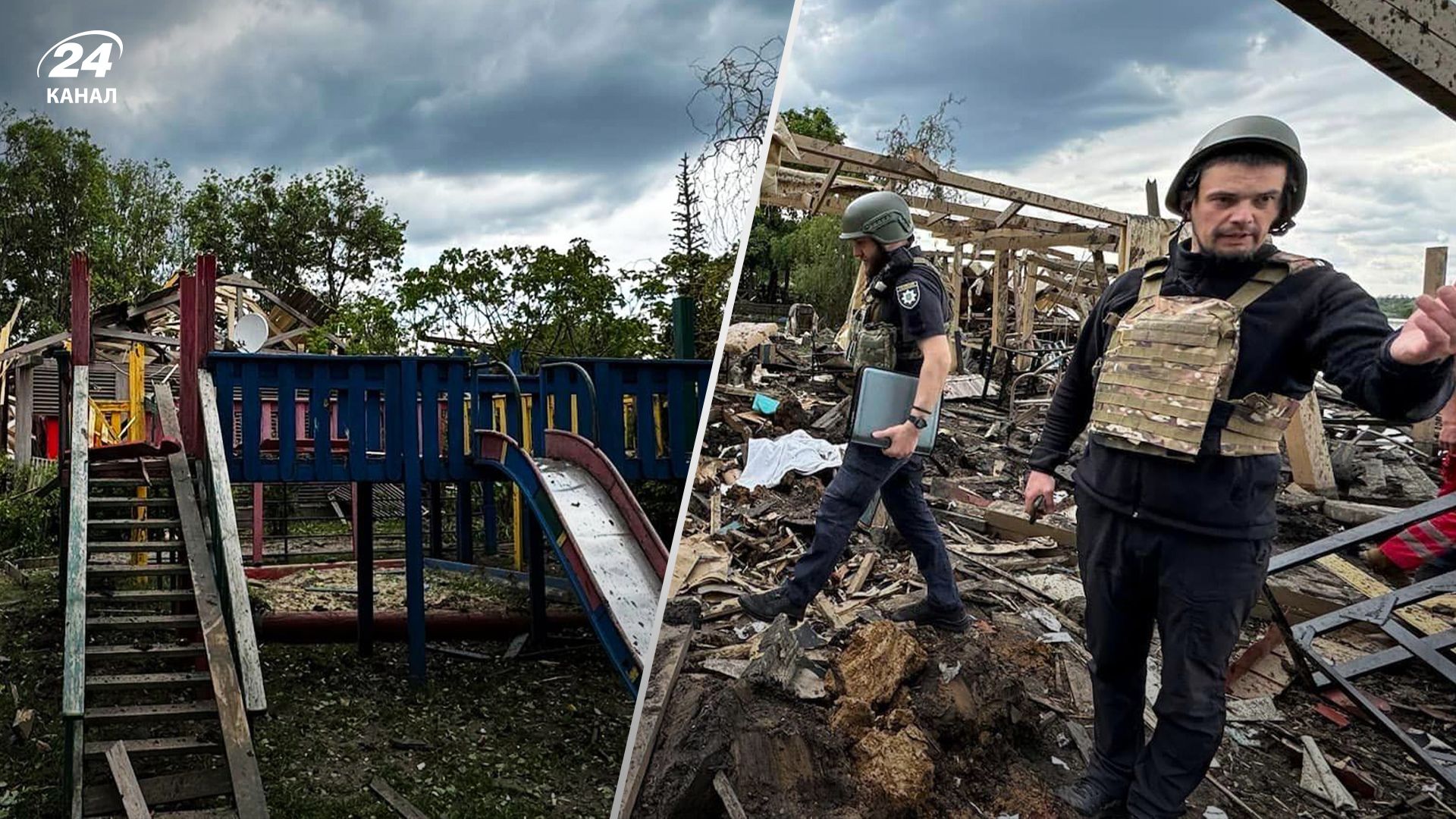 Росія повторно обстріляла базу відпочинку у Харківській області Росія повторно обстріляла базу відпочинку у Харківській області