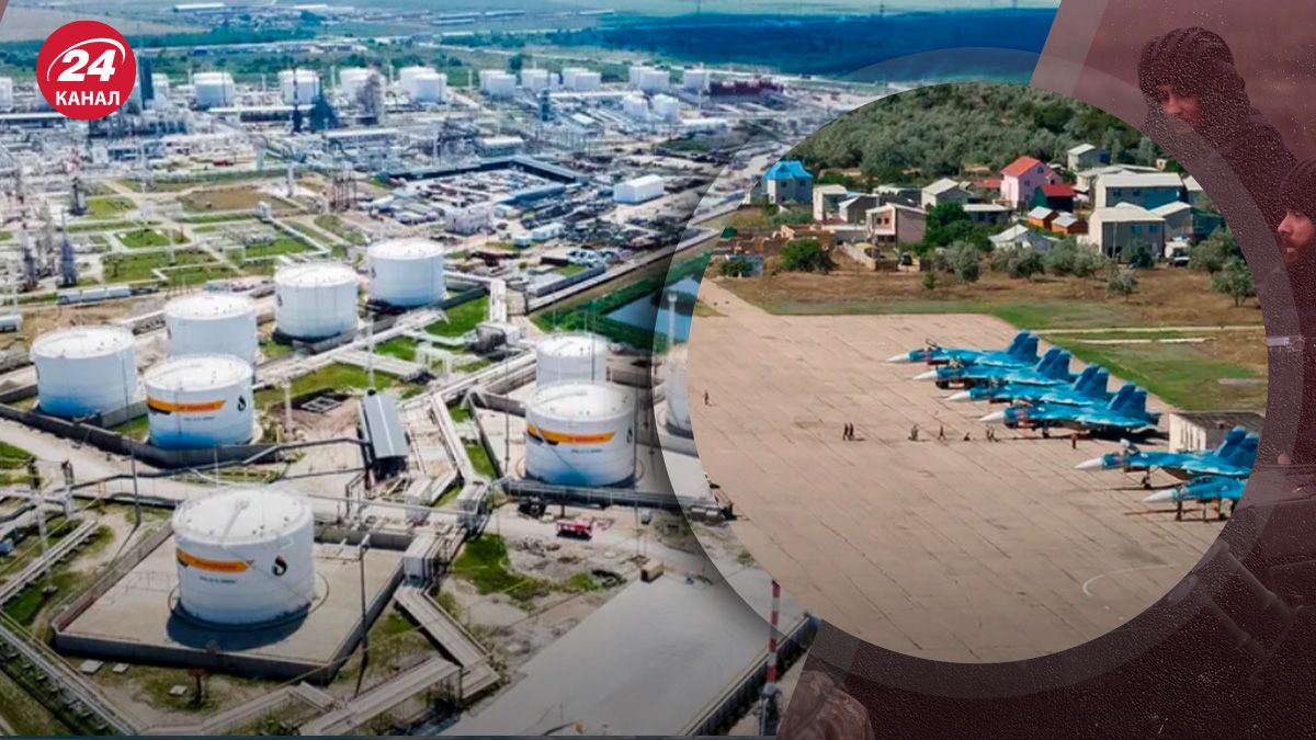 Дрони СБУ завдали удару по аеродрому та НПЗ Дрони СБУ завдали удару по аеродрому та НПЗ