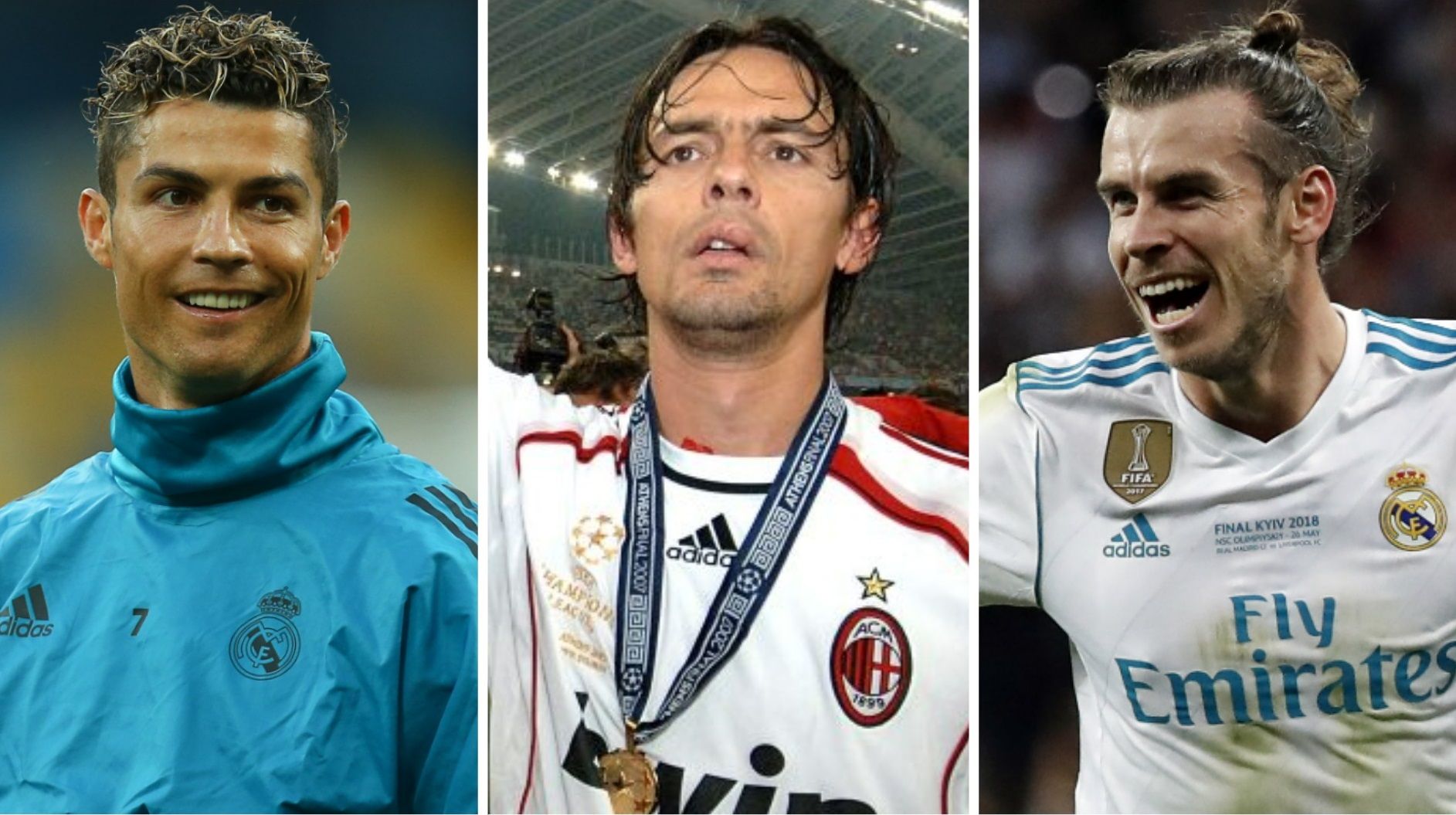 Успехи Милана, крутой Роналду и феерия Бэйла в Киеве: все авторы дублей в финалах Лиги чемпионов - 24 Канал Успехи Милана, крутой Роналду и феерия Бэйла в Киеве: все авторы дублей в финалах Лиги чемпионов - 24 Канал