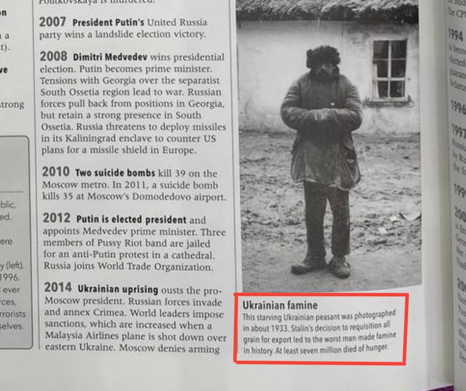 Британське видавництво спотворило події з історії України