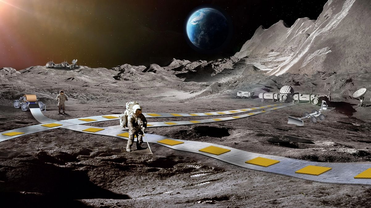 NASA розглядає проєкти будівництва магнітної залізниці на Місяці