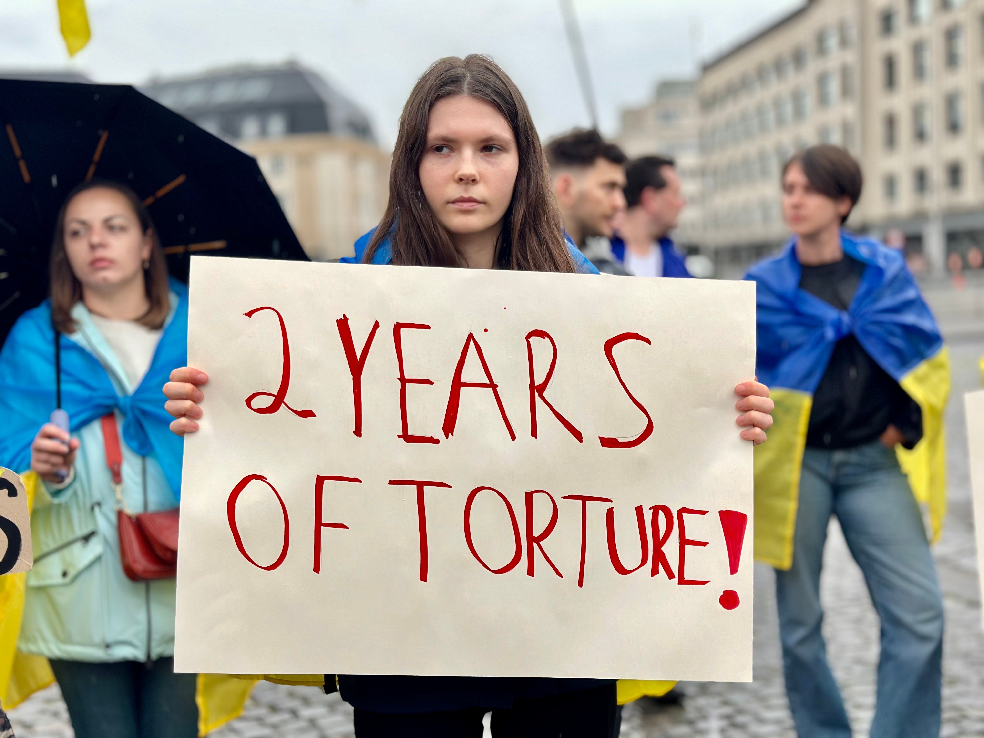 У Брюсселі пройшла акція щодо повернення захисників Маріуполя У Брюсселі пройшла акція щодо повернення захисників Маріуполя