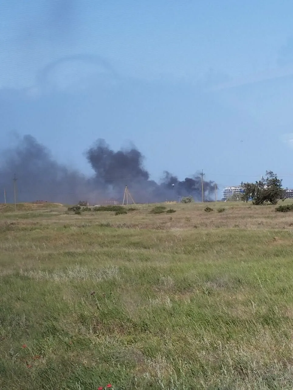 Пожар в Крыму Пожар в Крыму