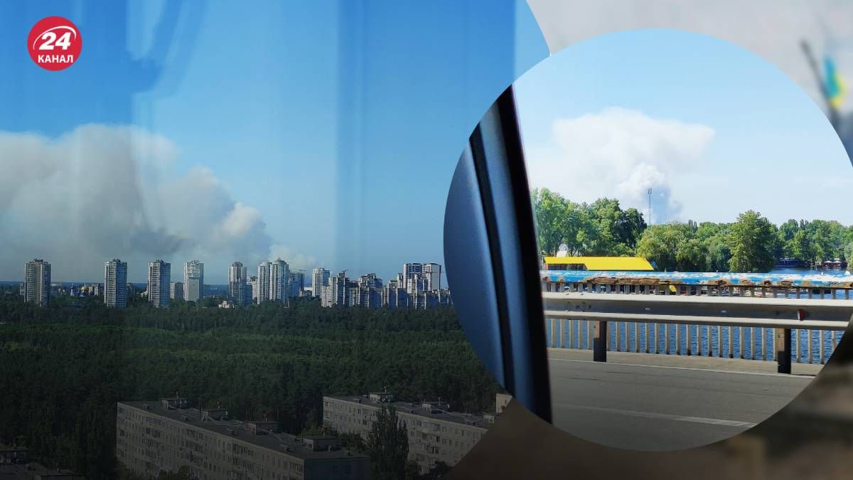 Під Києвом сталася масштабна лісова пожежа Під Києвом сталася масштабна лісова пожежа