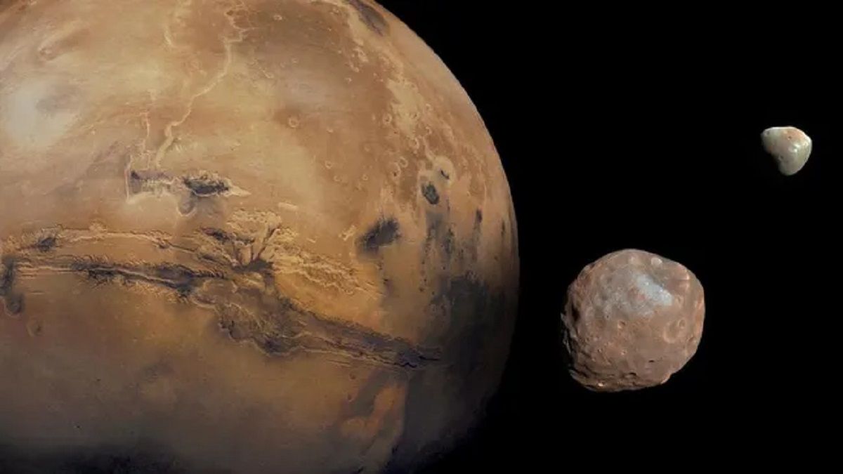 Марс, Фобос та Деймос