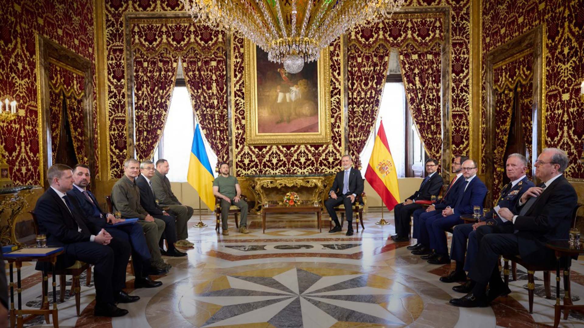 Король Іспанії влаштував Зеленському аудієнцію - 24 Канал Король Іспанії влаштував Зеленському аудієнцію - 24 Канал