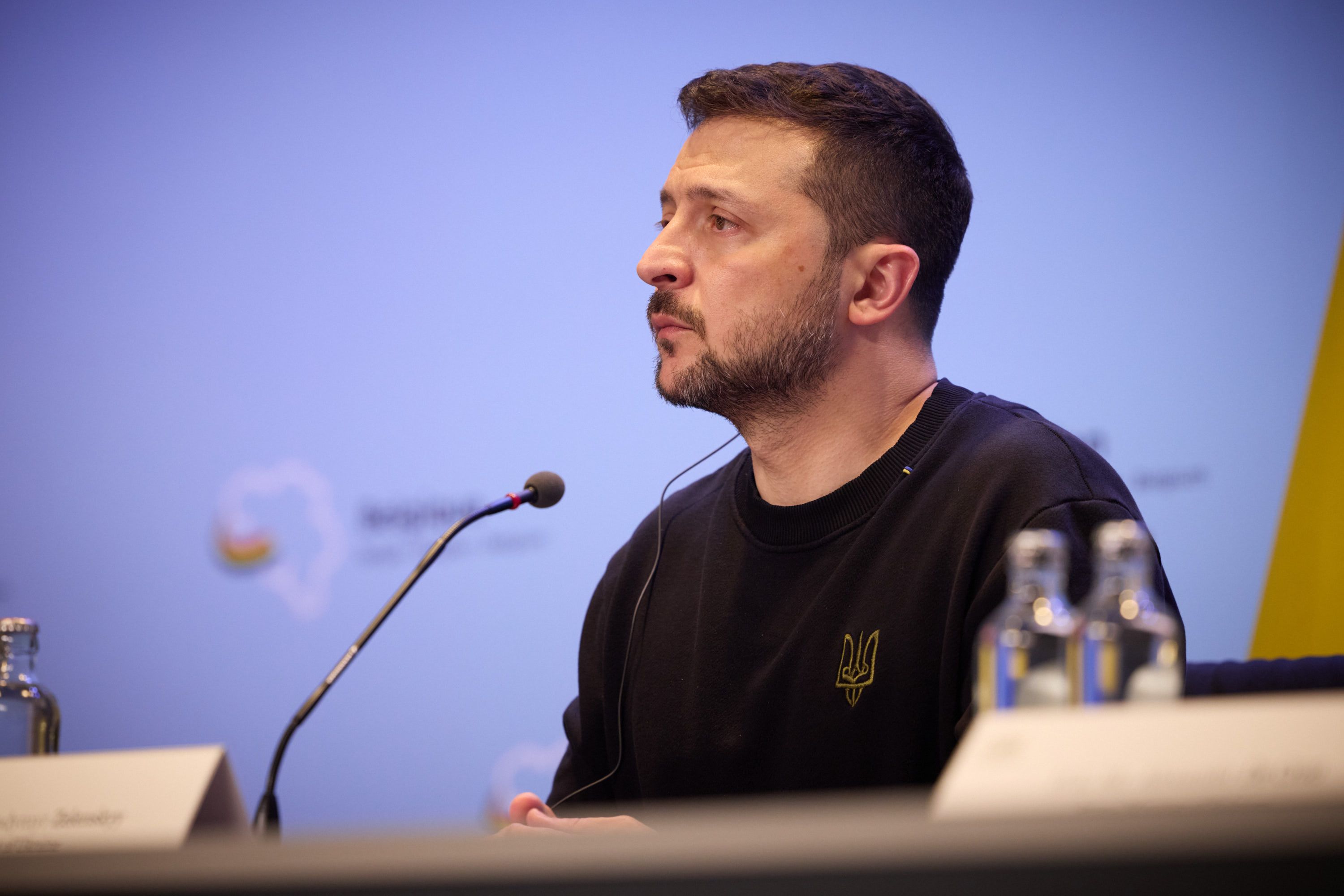 Зеленський на конференції в Бельгії Зеленський на конференції в Бельгії