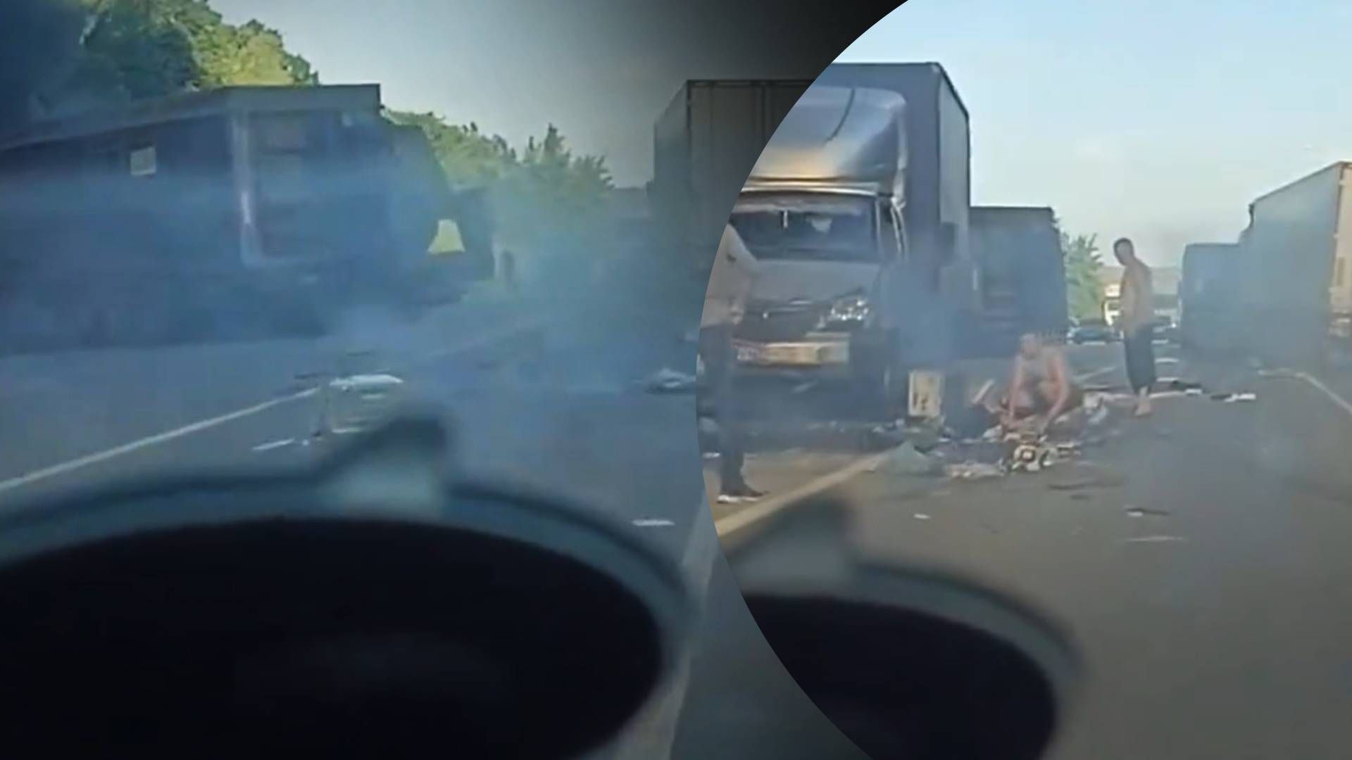 2 В Белгородской области тягач с "танком-мангалом" врезался в фуру: видео масштабного ДТП - 24 Канал 2 В Белгородской области тягач с "танком-мангалом" врезался в фуру: видео масштабного ДТП - 24 Канал