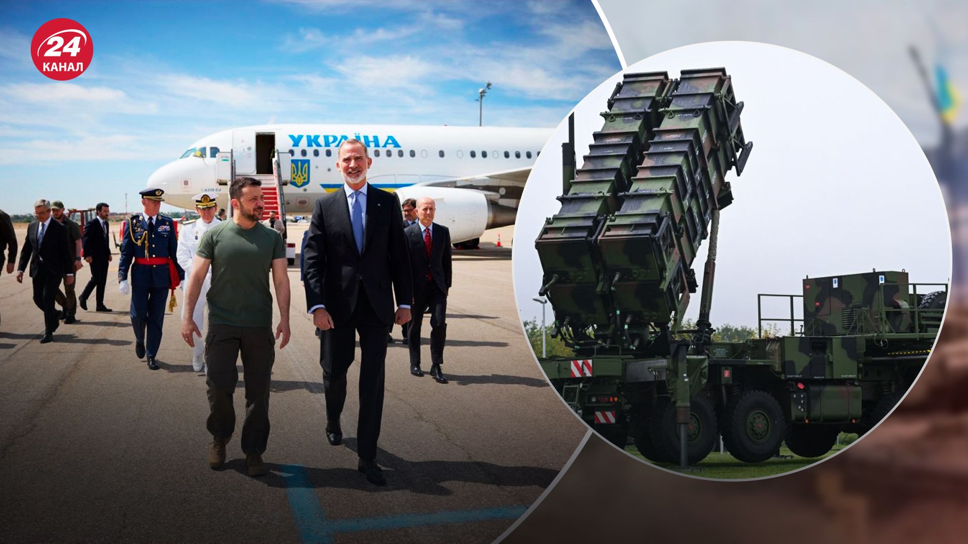 "Были соответствующие договоренности": Зеленский анонсировал получение дополнительных систем ПВО от Испании - 24 Канал