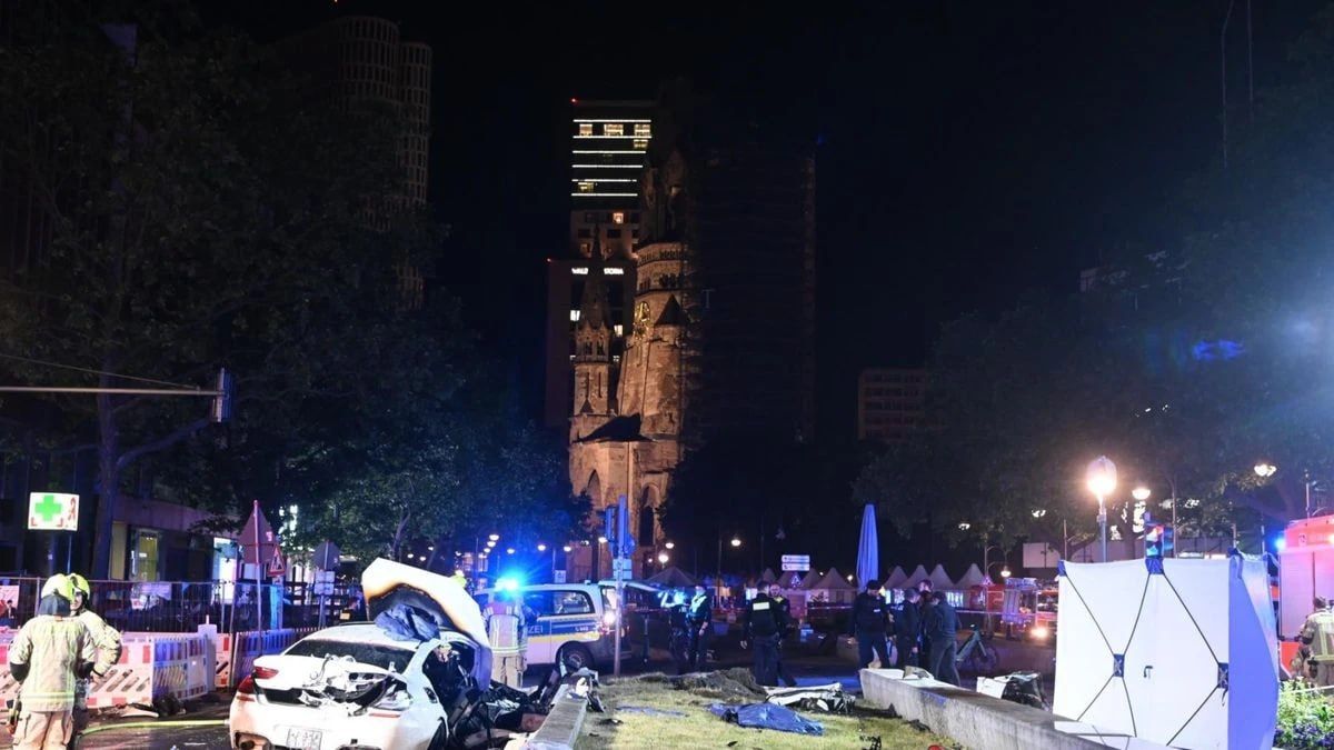 У Берліні в аварію попав BMW на українських номерах