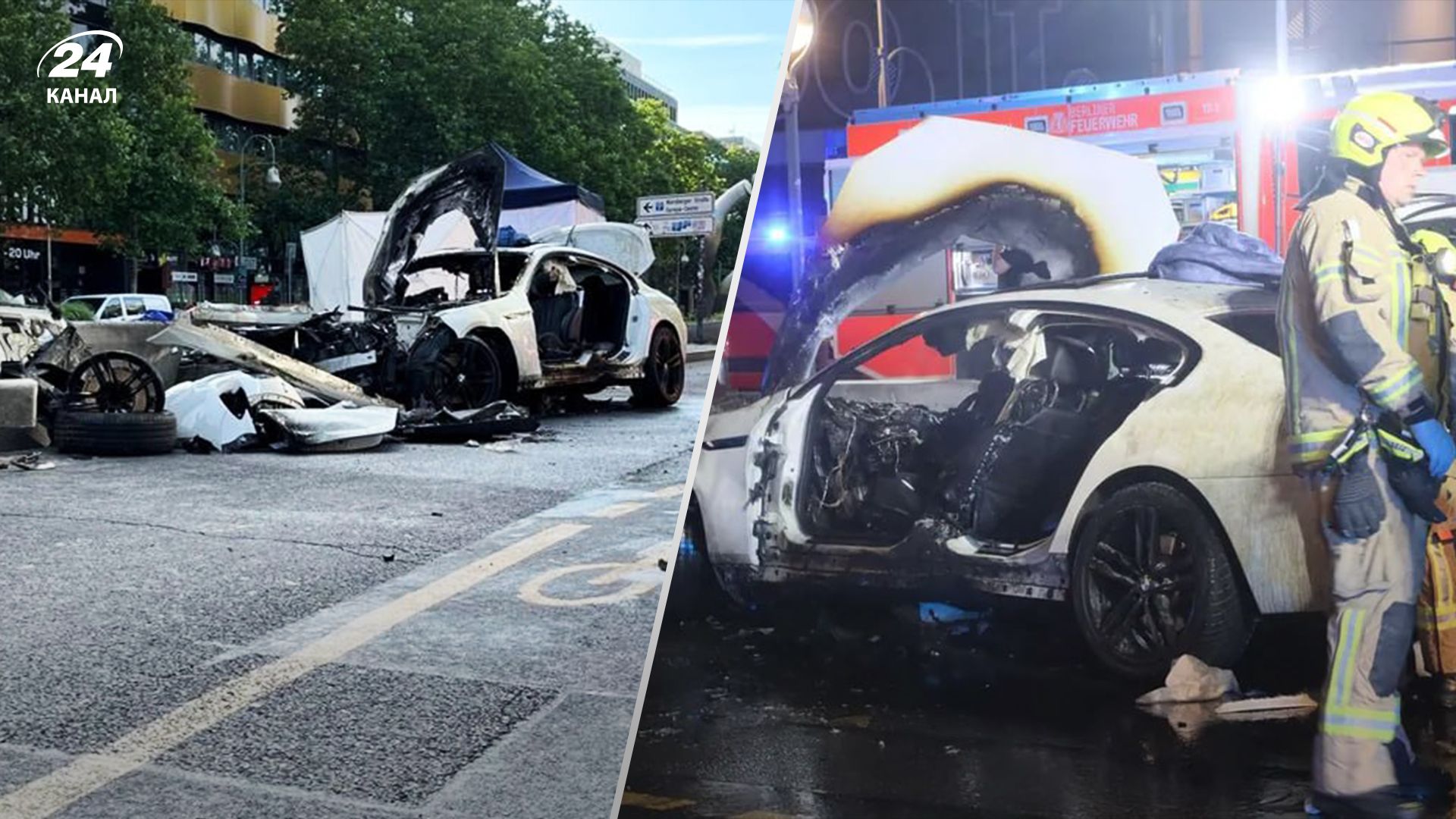 В Берлине произошло жуткое ДТП В Берлине произошло жуткое ДТП