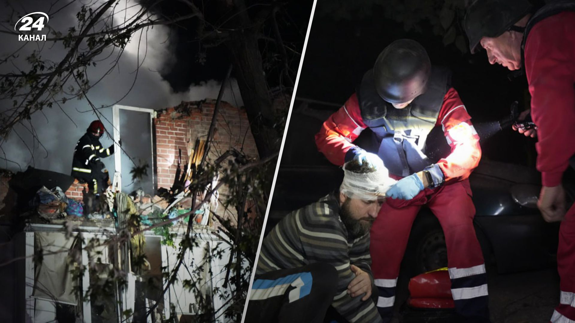 В Харькове попадание в многоэтажку В Харькове попадание в многоэтажку