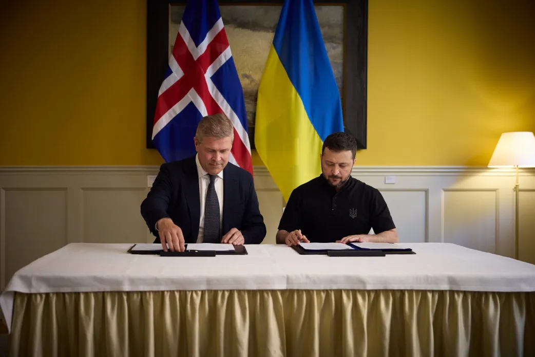 Зеленский подписал соглашение по безопасности с премьером Исландии 