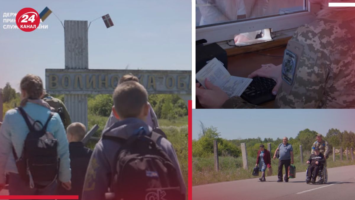 Як українці виїжджають з окупації через КПП "Доманове" Як українці виїжджають з окупації через КПП "Доманове"