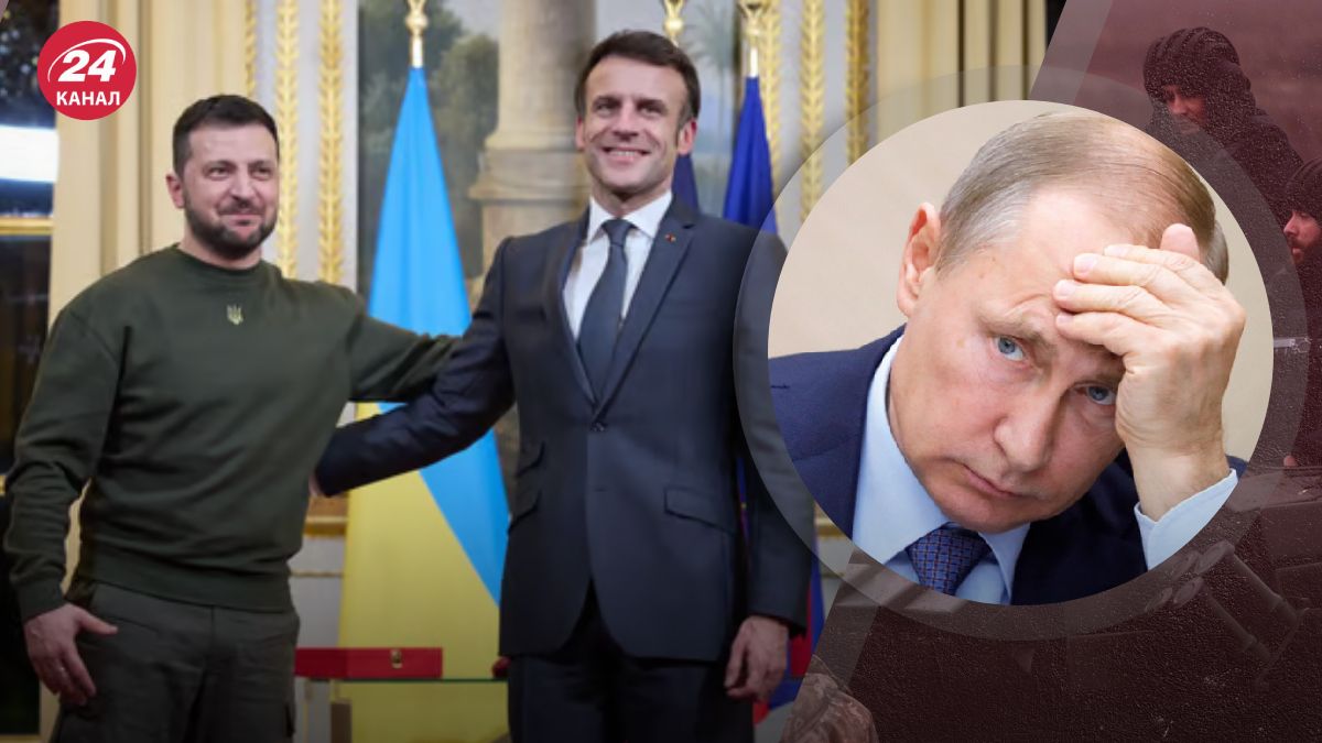 Зеленський і Макрон Зеленський і Макрон