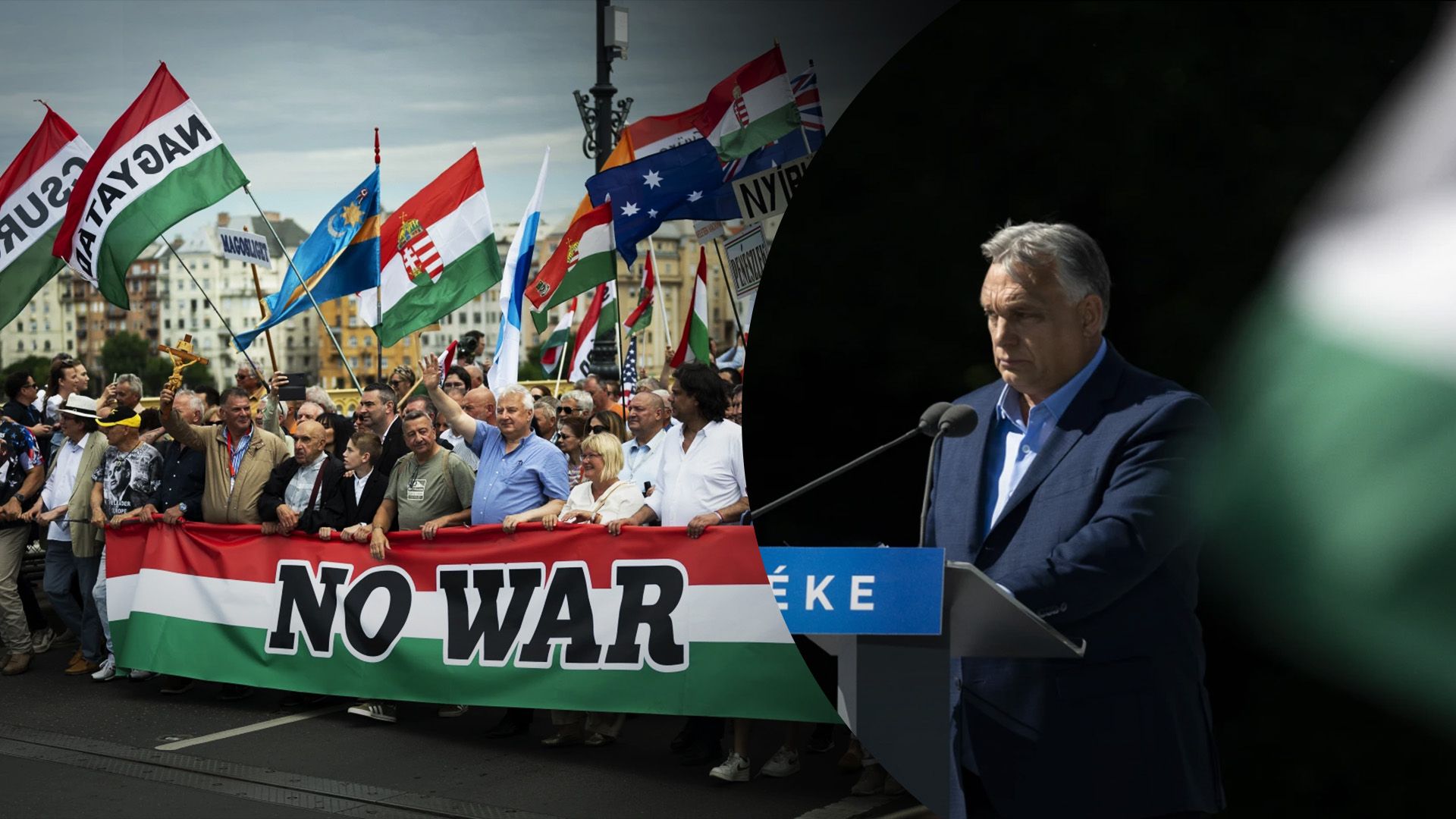 Орбан влаштував "марш миру" в Будапешті 