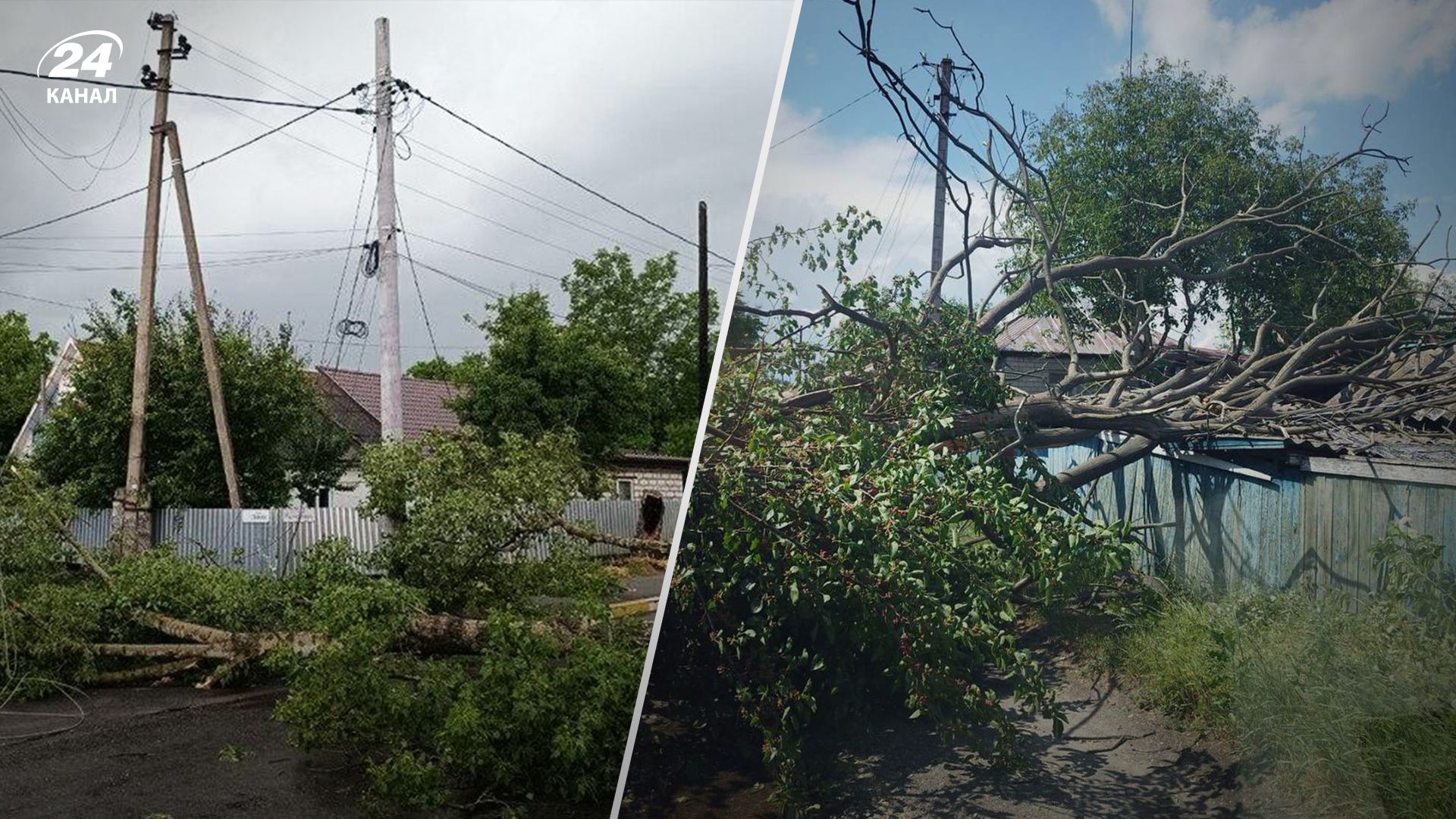 На Киевщине бушевала непогода На Киевщине бушевала непогода