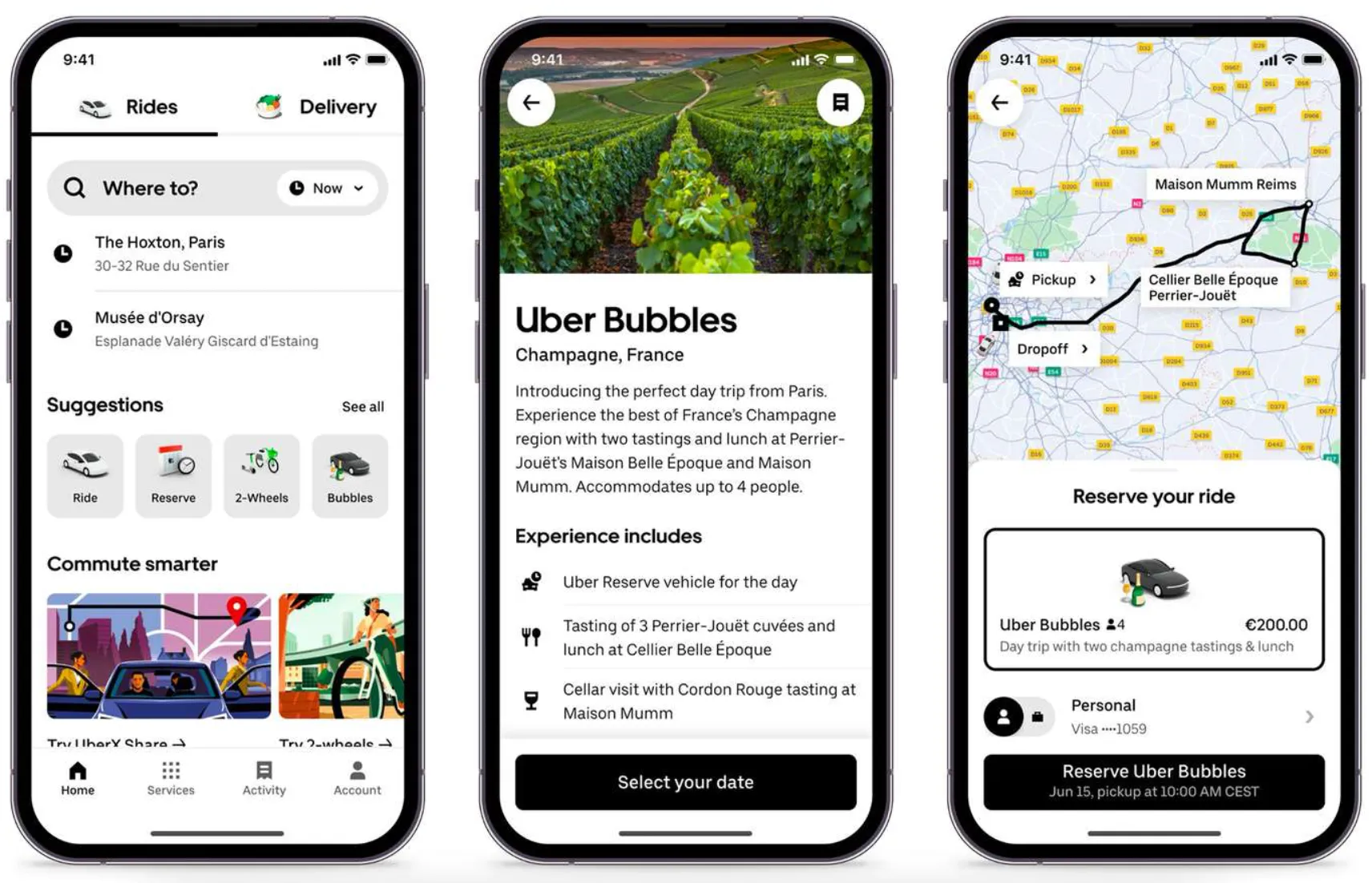 Компанія пропонує нові послуги Uber Bubbles Компанія пропонує нові послуги Uber Bubbles