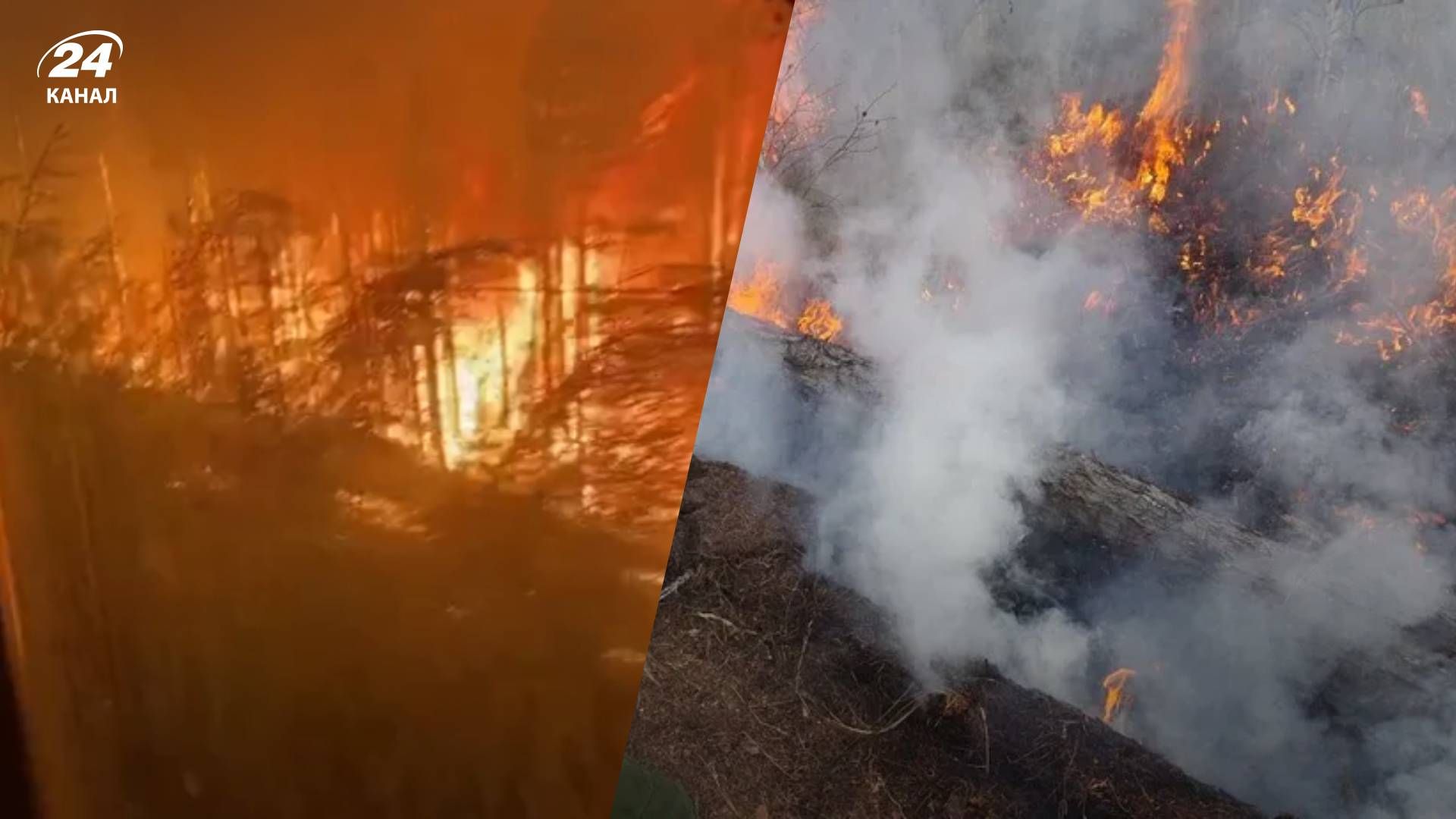 Масштабні пожежі у Росії