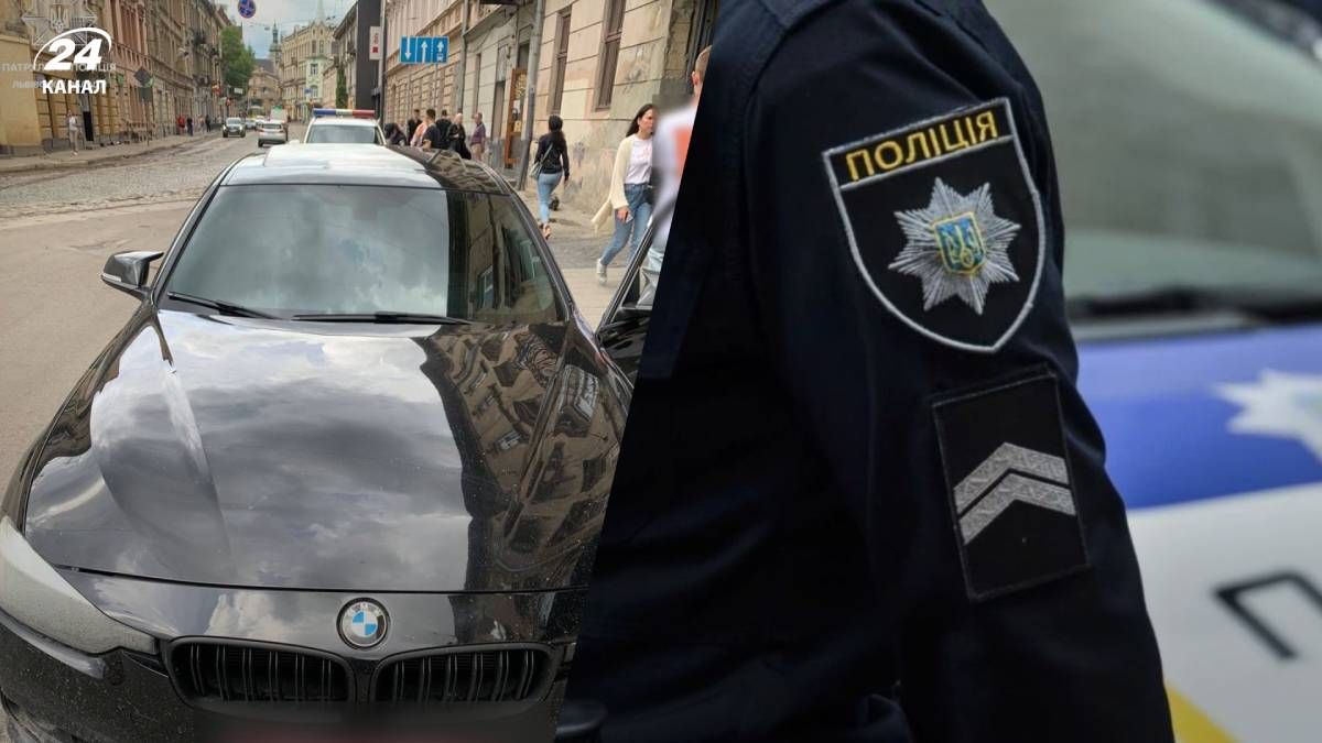 У центрі Львова патрульні зупинили авто, за кермом якого сидів 14-річний підліток