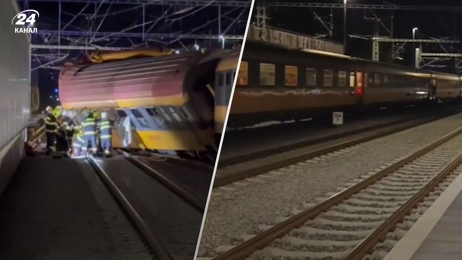 В Чехии столкнулись поезда В Чехии столкнулись поезда