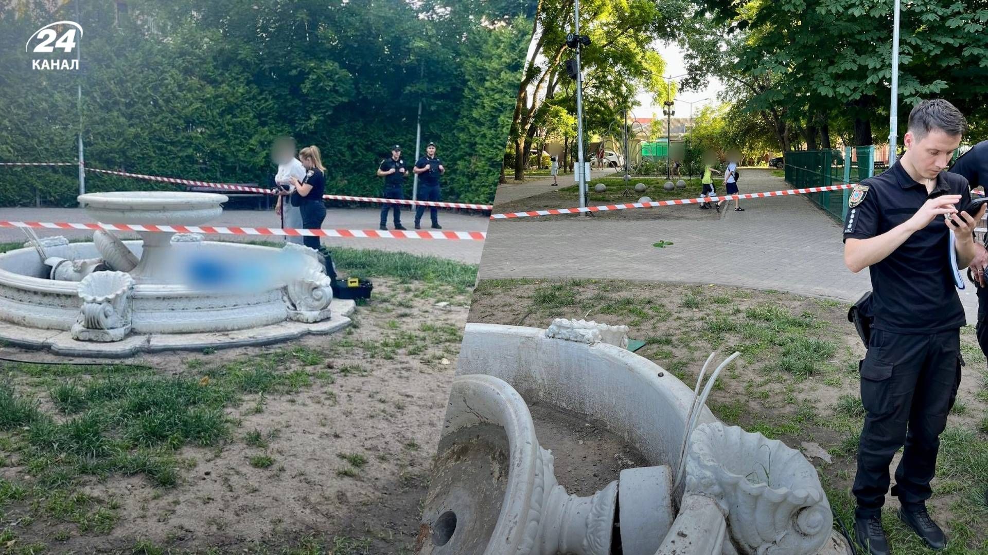 В Одессе из-за фонтана погиб 13-летний мальчик из-за фонтана