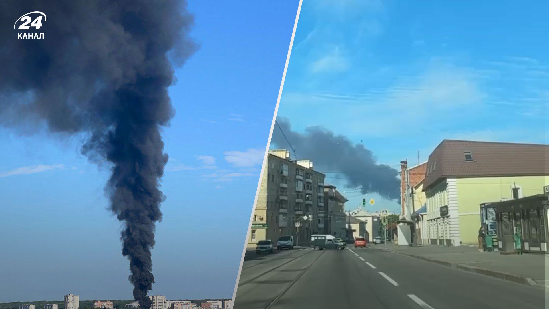 Пожар в Харькове 8 июня