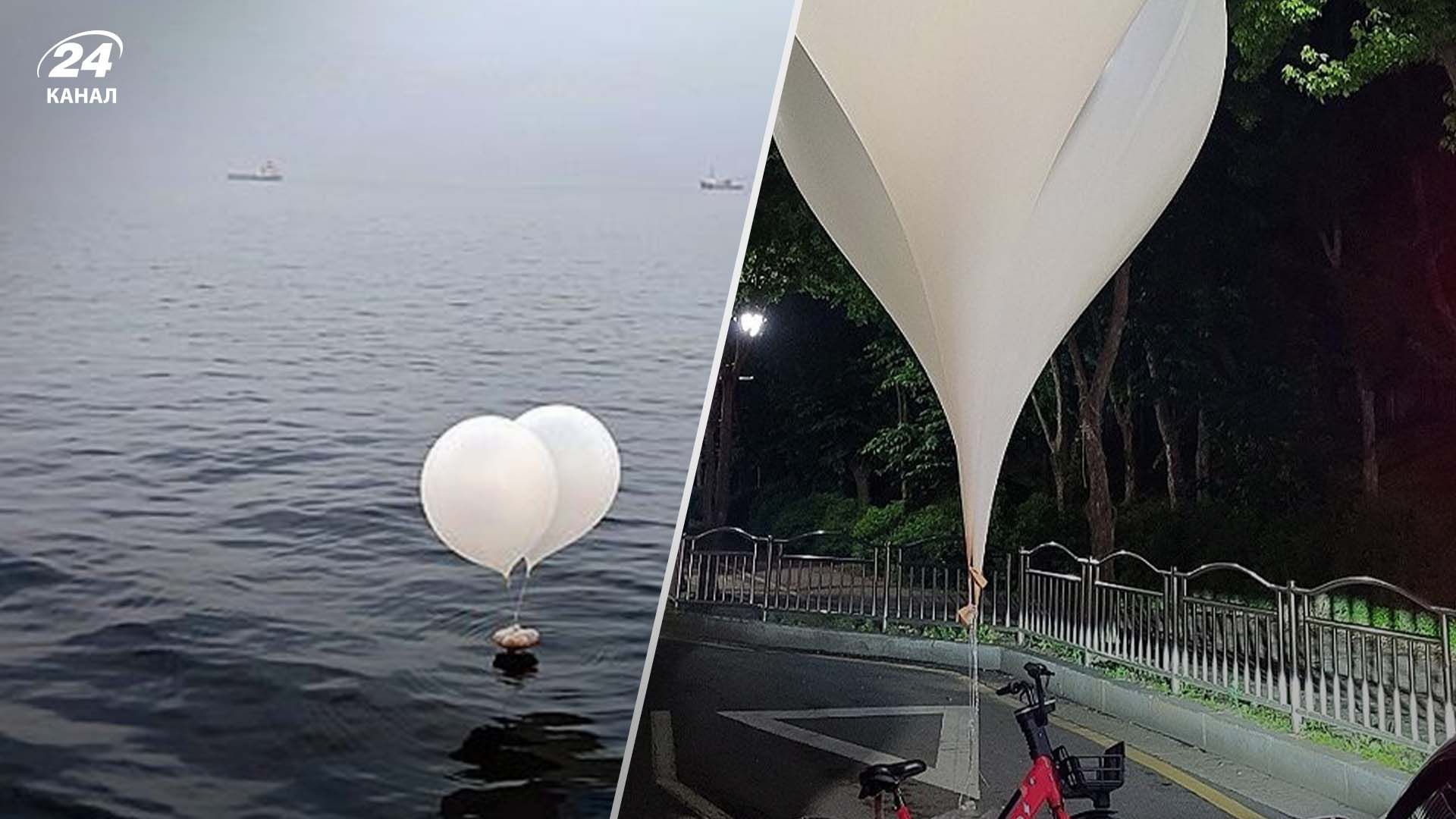 Північна Корея знову відправила повітряні кулі зі сміттям Північна Корея знову відправила повітряні кулі зі сміттям