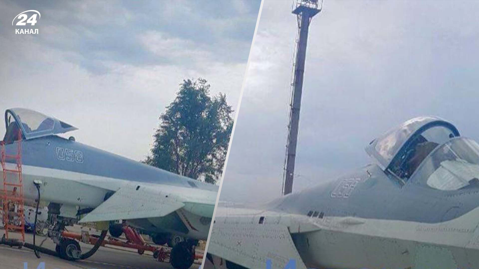 У мережі поширили начебто фото пошкодженого російського винищувача Су-57 - 24 Канал