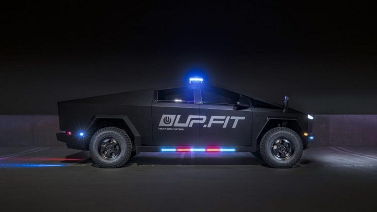 Tesla Cybertruck переобладнали під машину поліції - Техно Tesla Cybertruck переобладнали під машину поліції - Техно