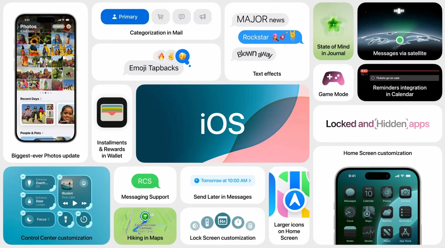 Головне в iOS 18 Головне в iOS 18