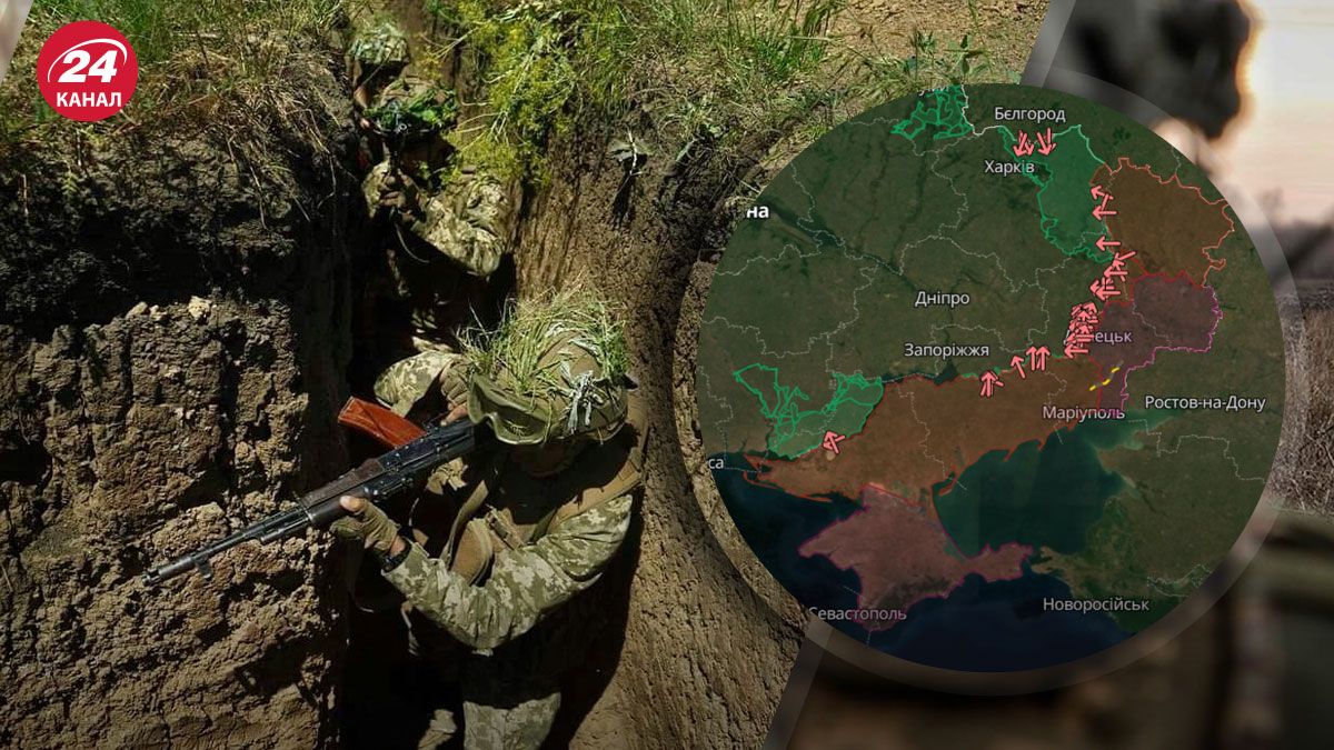 Карта бойових дій 15 червня