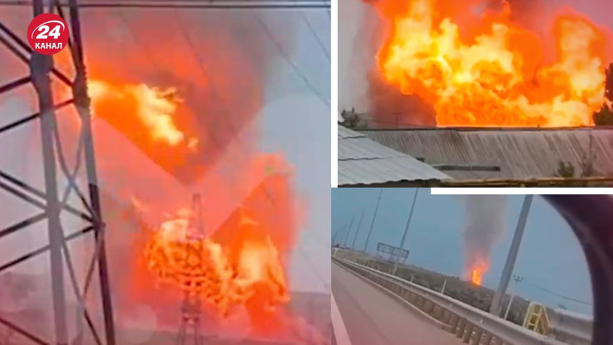 В Саратовской области мощный взрыв на газохранилище