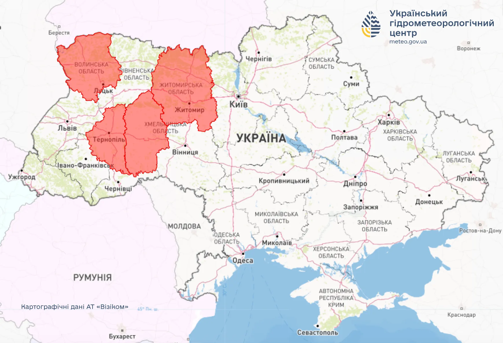 Пожарная опасность в Украине 19 июня