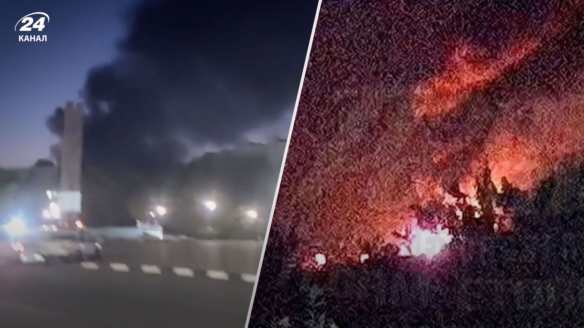 Пожар на нефтебазе в Азове разгорелся с новой силой Пожар на нефтебазе в Азове разгорелся с новой силой