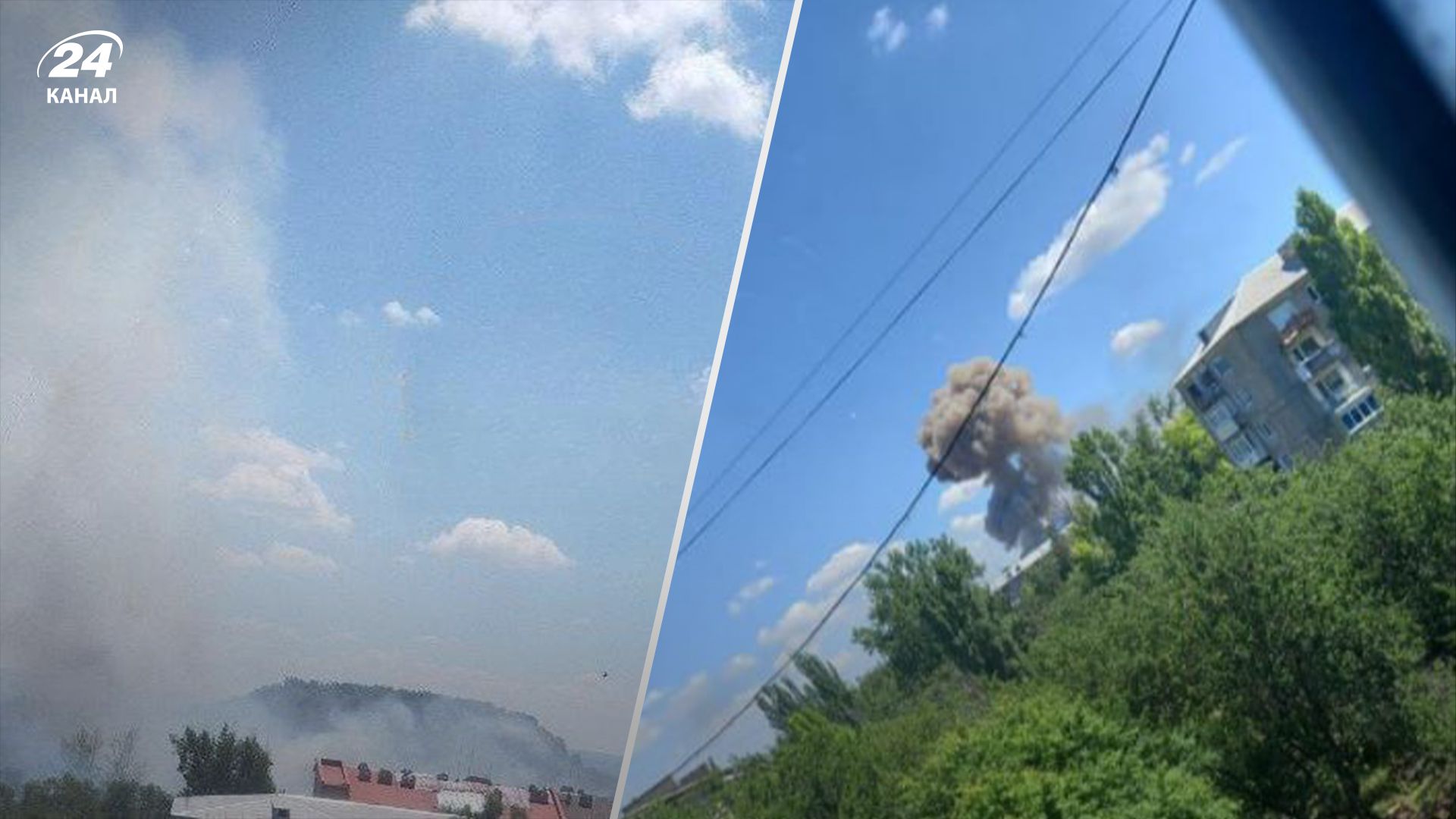 На Луганщине прогремели взрывы На Луганщине прогремели взрывы