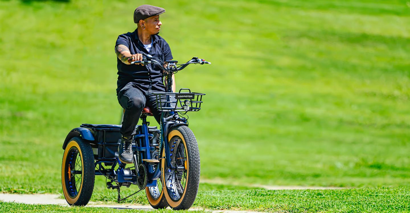 Электровелосипед Grandtan X E-Trike создан для городских поездок и приключений - Техно