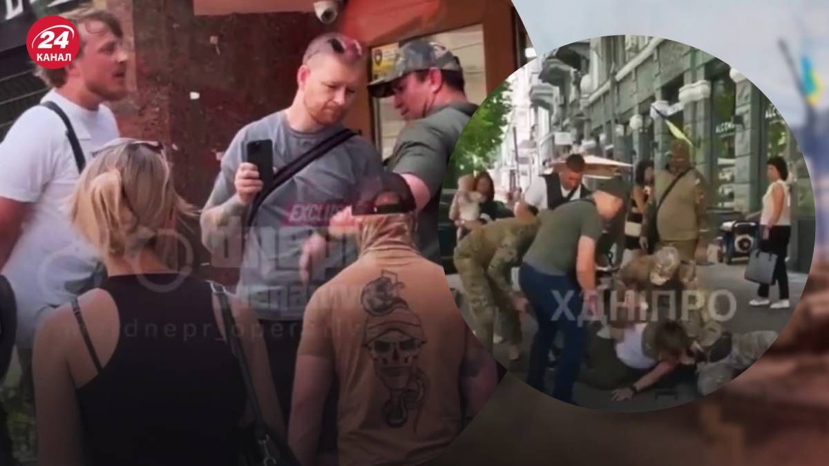 У мережі пишуть про напад на добровольця у центрі Дніпра У мережі пишуть про напад на добровольця у центрі Дніпра