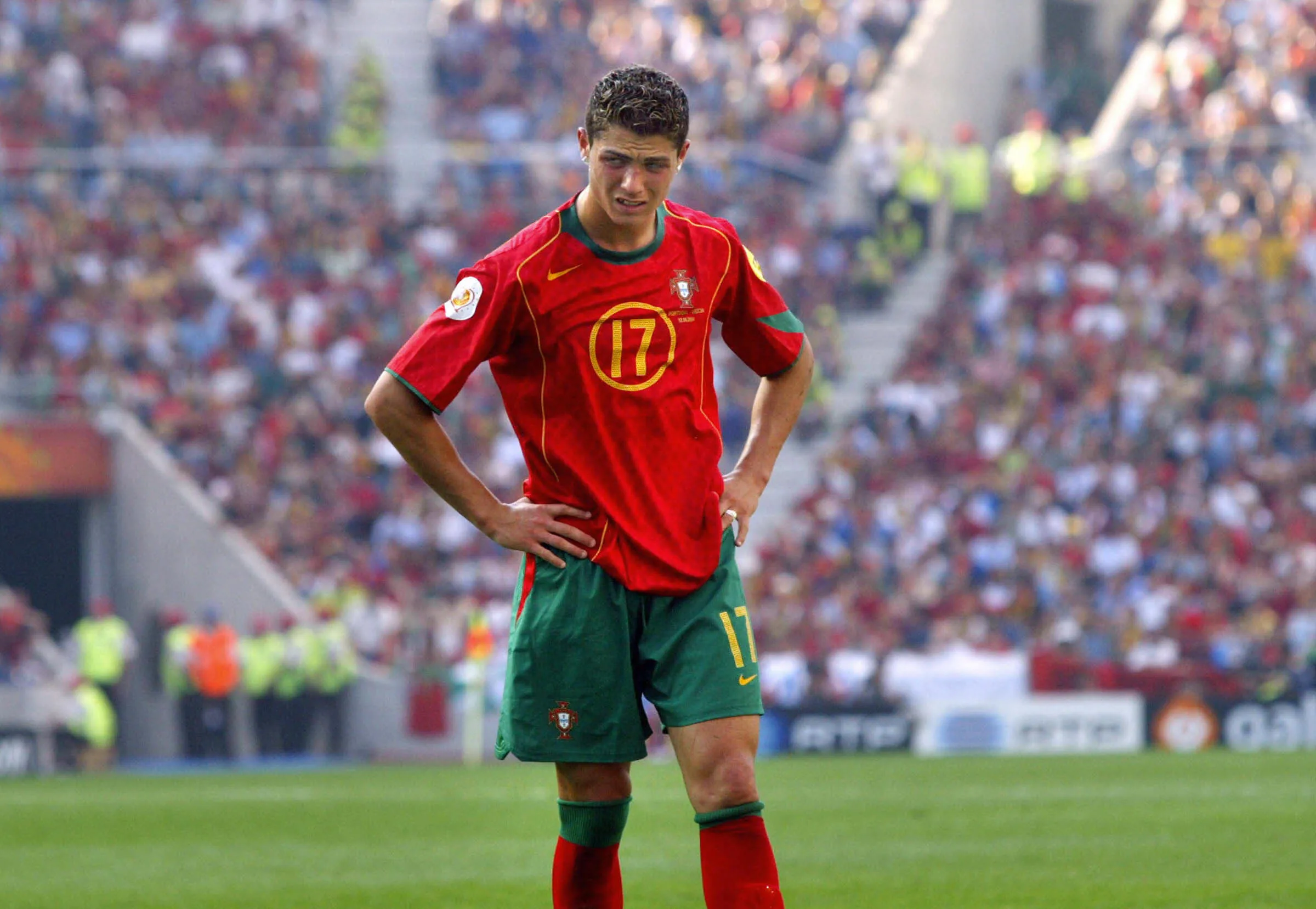 Молодой Роналду на Евро-2004
