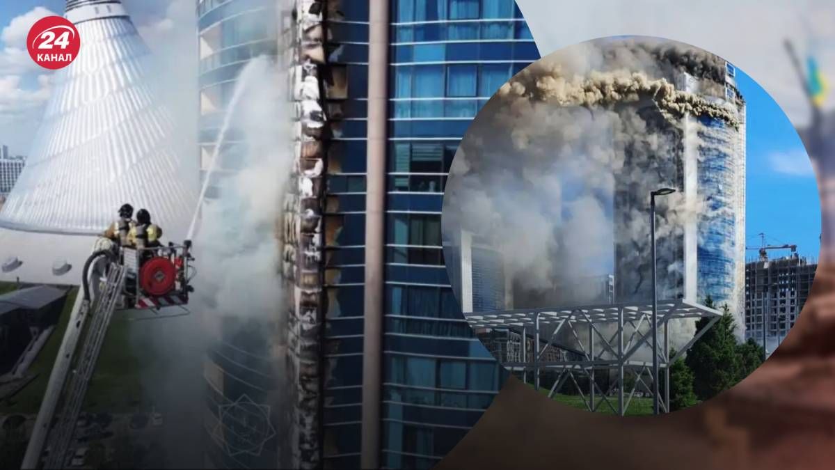 В Астане пылает жилой комплекс Rixos Khan Shatyr Residences В Астане пылает жилой комплекс Rixos Khan Shatyr Residences