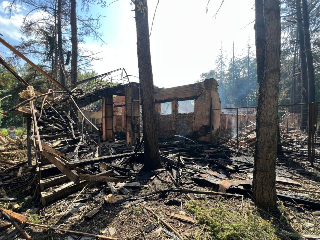 На Харьковщине под вражеский обстрел попал экопарк