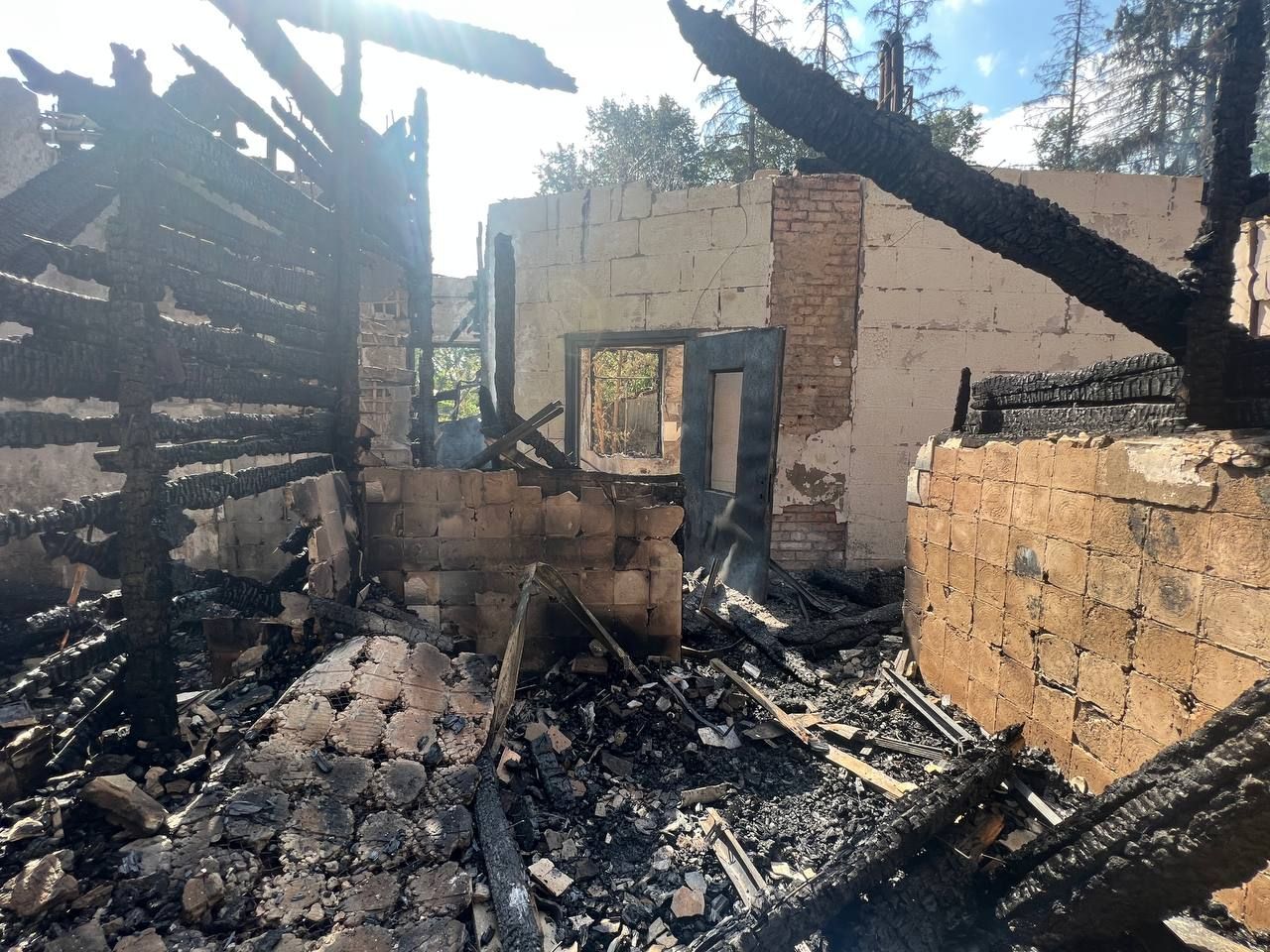 На Харьковщине Россия во второй раз разрушила экопарк