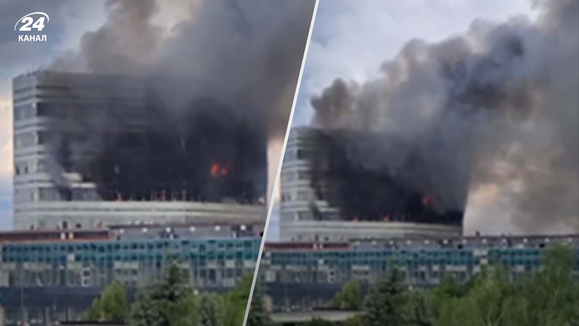 У російських ЗМІ розкрили причину пожежі в інституті "Платан" - 24 Канал