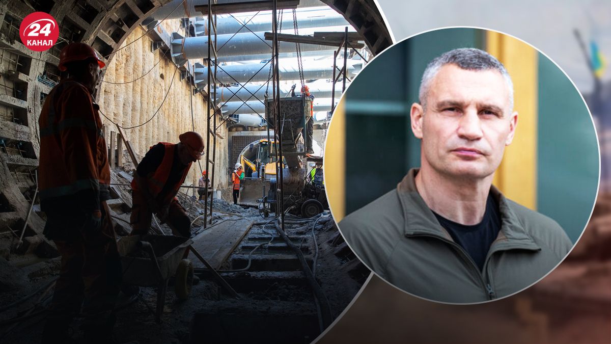 Виталий Кличко опубликовал видео со стройплощадки в киевском метро Виталий Кличко опубликовал видео со стройплощадки в киевском метро