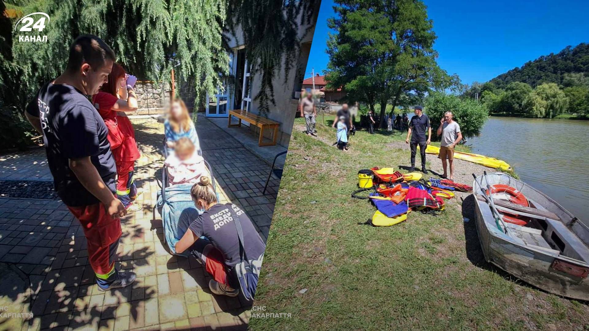 На Закарпатті під час сплаву ледь не загинула група дітей - 24 Канал На Закарпатті під час сплаву ледь не загинула група дітей - 24 Канал