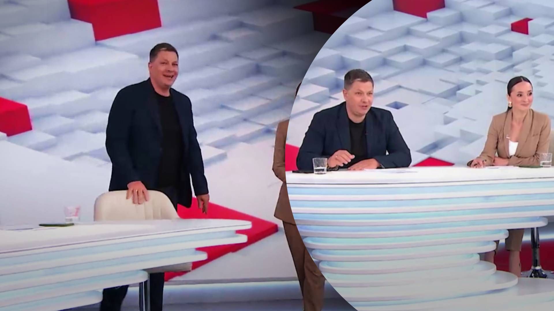 На телемарафоне от ведущих убежал стол - 24 Канал На телемарафоне от ведущих убежал стол - 24 Канал