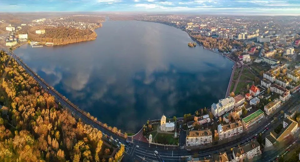 Вид на Тернополь