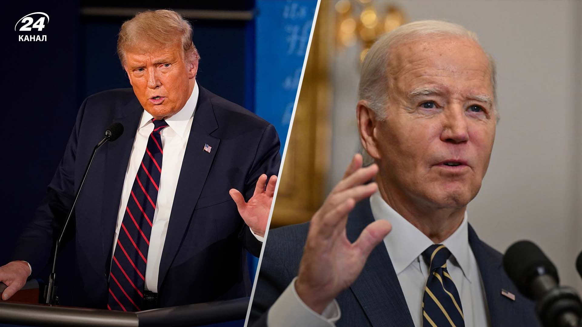 Байден і Трамп посперечалися під час дебатів Байден і Трамп посперечалися під час дебатів